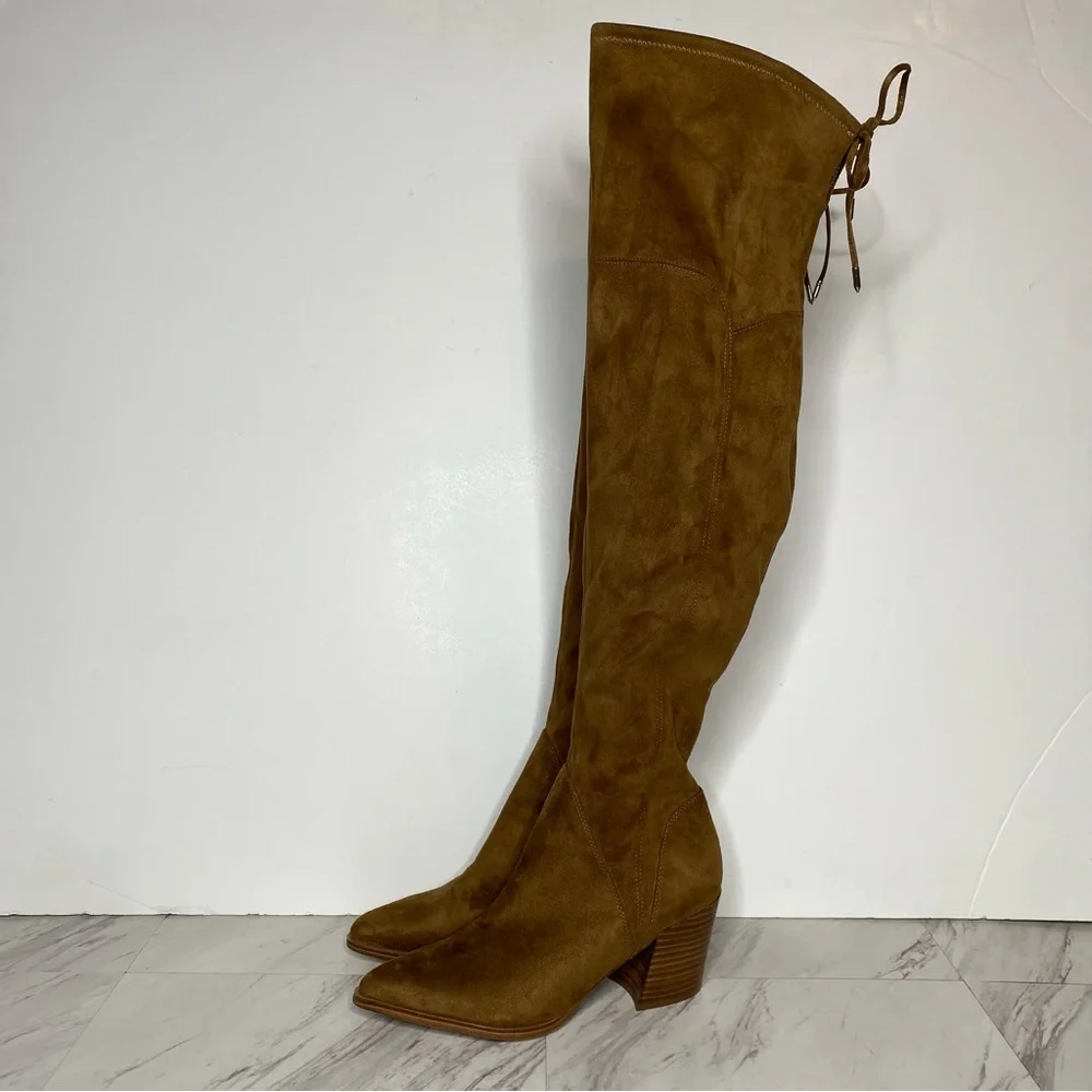 Marc Fisher Comara Brown Over The Knee Boot 7 1/2 M